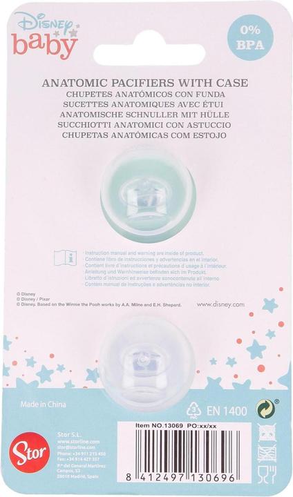 Image du produit Stor Sucette Mickey Mouse 6+ Mt. (2 x, 6 - 16 M.)