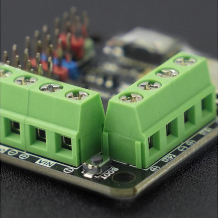 Image du produit DFRobot Carte de contrôle de robot ESP32-C3 Romeo avec pilote de moteur