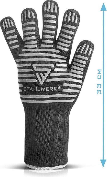 Produktbild Stahlwerk Hitzebeständige Handschuhe bis 800°C EN 407:2004 aus ARAMID-Gewebe (One Size)