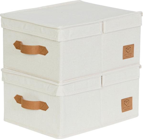Produktbild Love it Store it Premium Klappdeckelbox 2er Set - Klein (25 x 33 x 16 cm, 13.50 l)