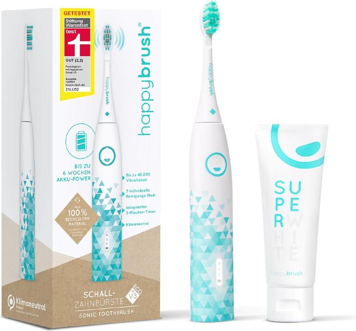 Immagine prodotto happybrush StarterKit Schall Vibe 3 (Spazzolino sonico)