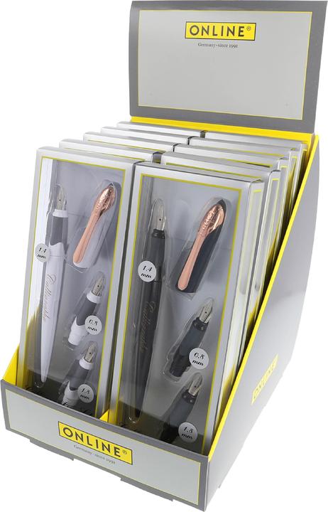 Produktbild Online Füllhalterset Air Rose 10057/10 black & white 10 Stück (Weiss, 10 x)
