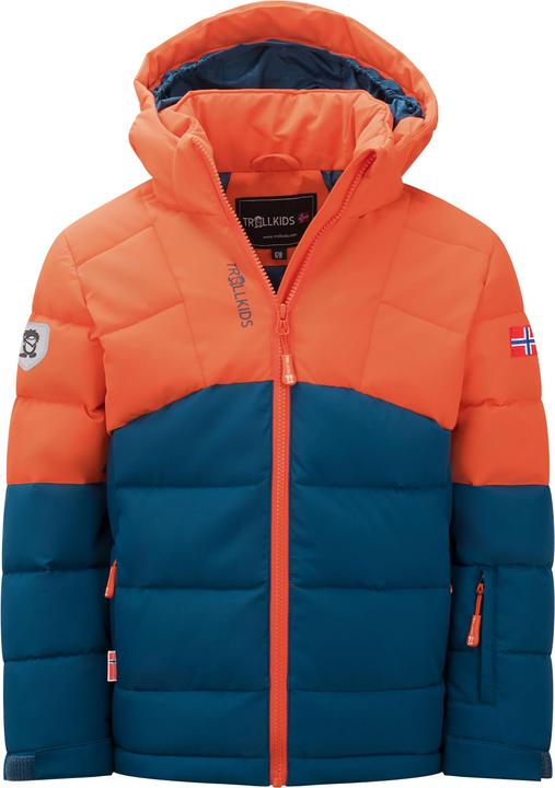 Deep orange, Madeira Blue