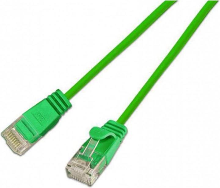 Actual product image Wirewin Slim patch cable: UTP, 3m, green (U/UTP, CAT6, 3 m)