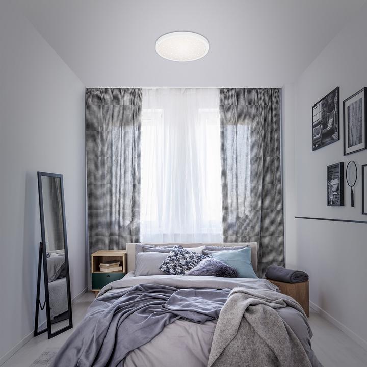 Immagine prodotto Briloner Plafoniera a LED con copertura a stella, bianco, 1xLED/24W (3000 lm)