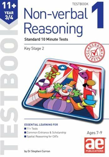 Actual product image 11+ Non-verbal Reasoning Year 3/4 Testbook 1 (English, Nell Bond, Dr Stephen C Curran, Tandip Singh Man, Andrea Richardson, 2023)