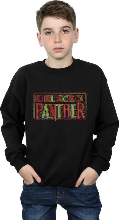 Immagine prodotto Black Panther Tribal Logo Felpa Ragazzi (152, 158)