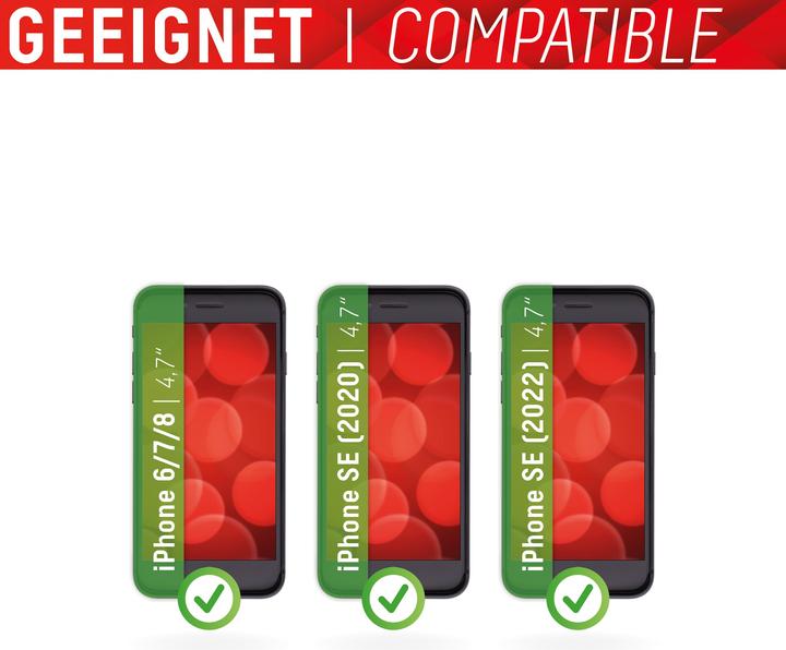 Image du produit Displex Real Glass, Privacy Full Cover Panzerglas (1 pièce(s), Apple iPhone 8, Apple iPhone 7, Apple iPhone SE (3ème génération), Apple iPhone SE (2ème génération))