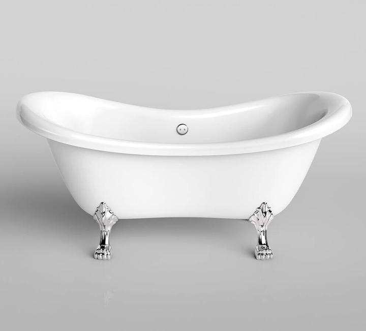 Produktbild Home Deluxe Badewanne freistehend RETRO ohne Armatur - 176x74x79cm (74 cm, 176 cm)