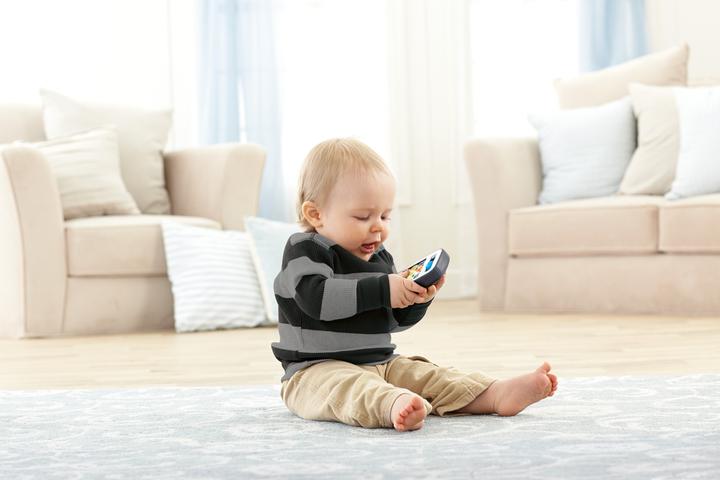 Produktbild Fisher-Price Lernspass Smartphone Musiklernspielzeug für Babys, grau, deutsche Version (Deutsch)