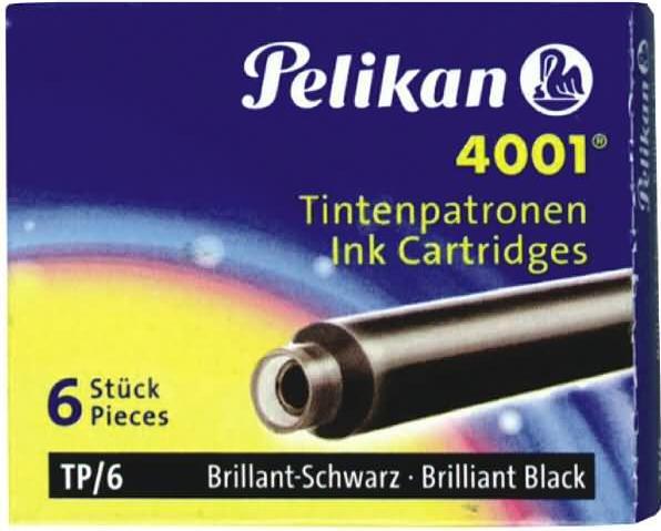 Immagine prodotto Pelikan 4001 Tp/6 (cartucce d'inchiostro, Nero)