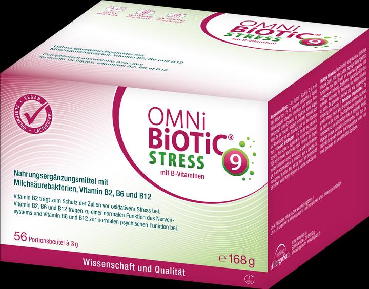 Omni Biotic Stress mit B-Vitaminen (56 Stück, Pulver, 168 g)
