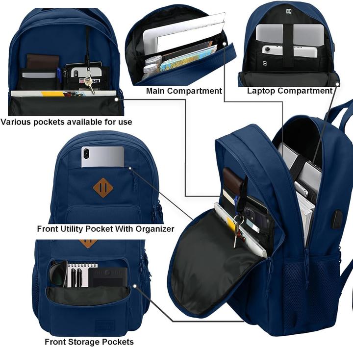 Produktbild Keofid Wasserdichter Laptoprucksack mit Diebstahlschutz