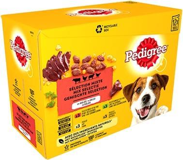 Image du produit Pedigree multipack maaltijdzakjes favourites en gelée (Adulte, 12 pcs, 1250 g)