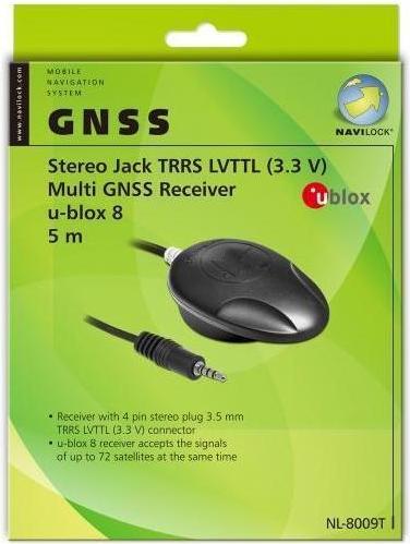 Actual product image Navilock NL-8009T Stereo Jack TRRS TTL Multi GNSS Receiver