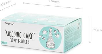 Image du produit Partydeco Accessoire de fête bulles de savon tartelette, blanc