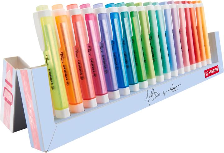Produktbild STABILO swing cool Textmarker (Sortiert, 1 mm, 18 x)